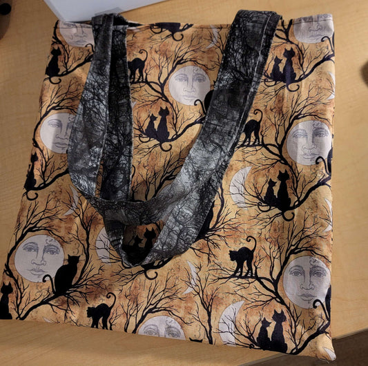 Moon Line Tote Bag