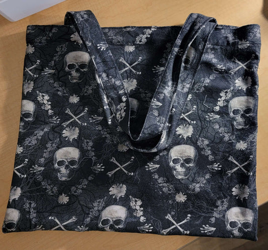 Small Skull Tote Bag